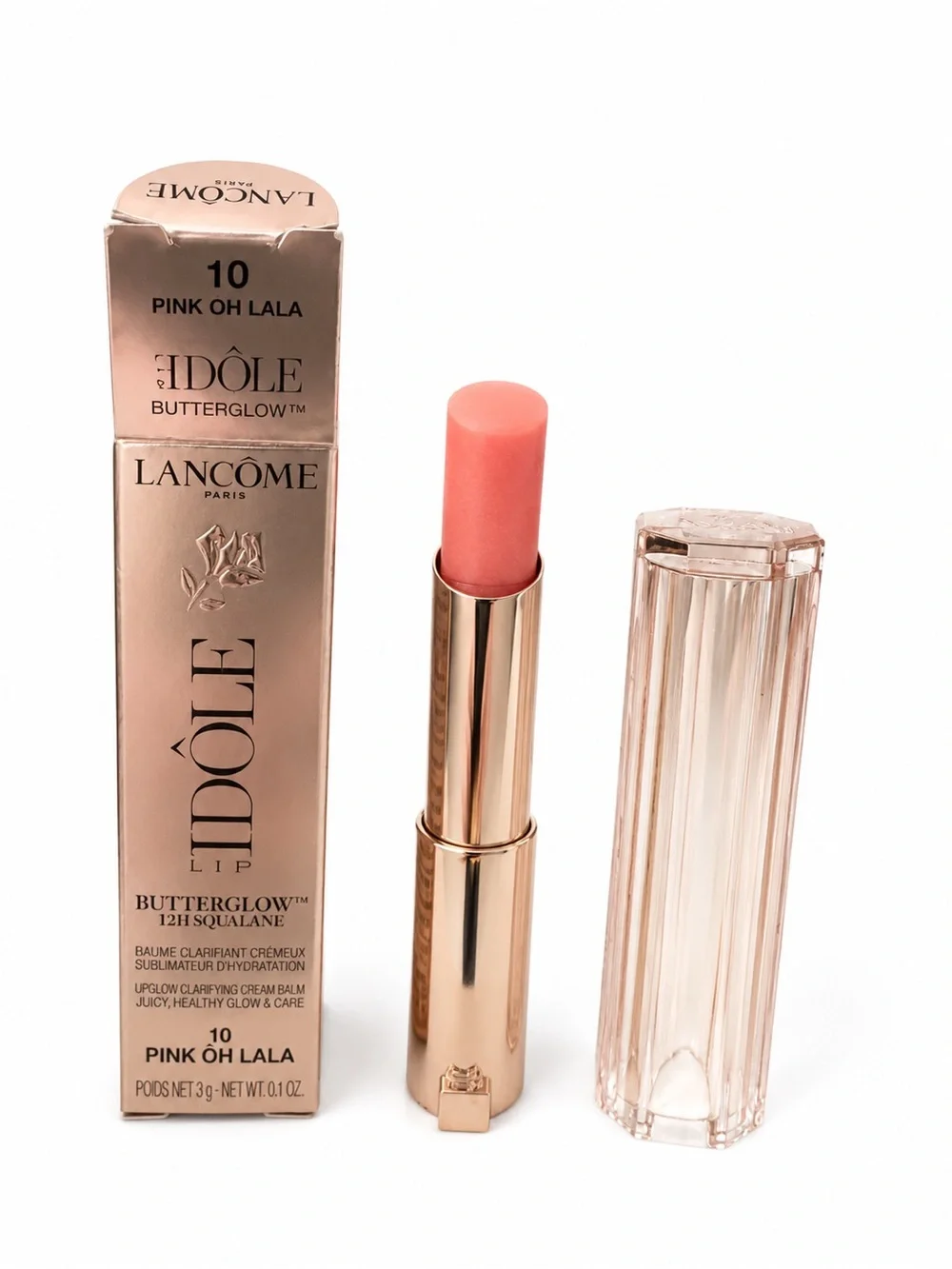 NIB Lancome Idôle ButterGlow Hydrating Lip Balm - Pink Ooh La La